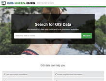 Tablet Screenshot of gis-data.org
